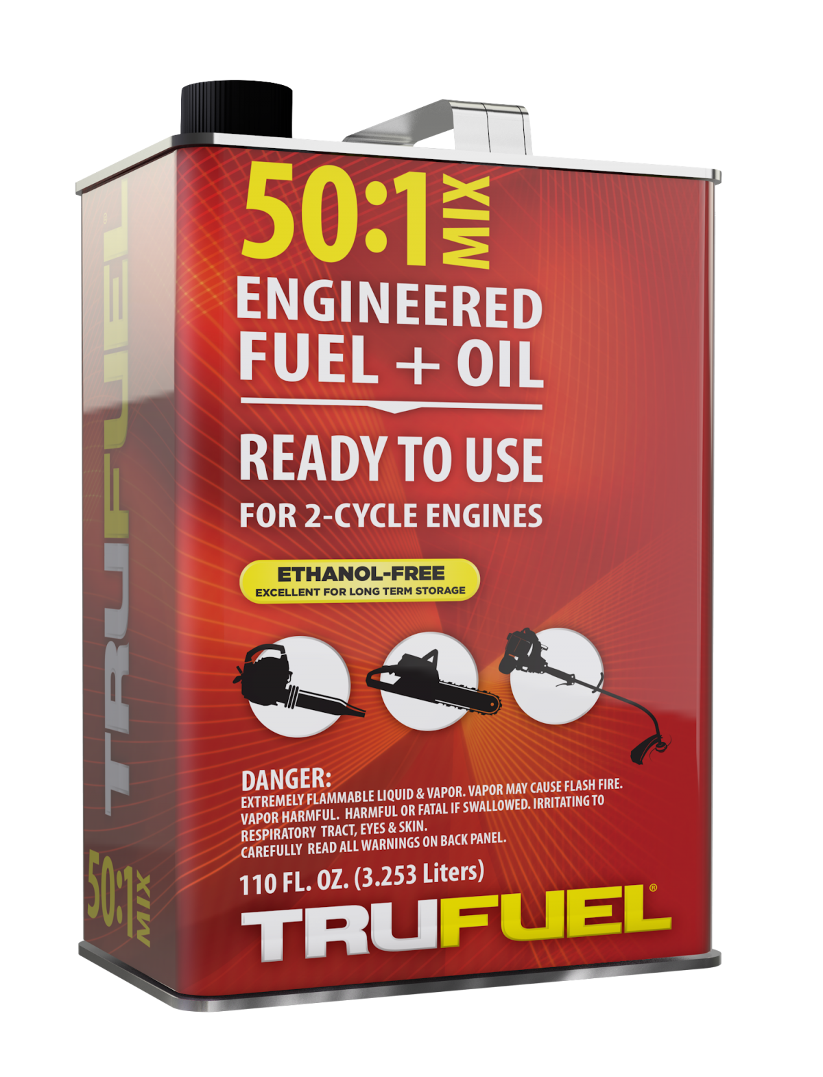 Premixed 50:1 Fuel for 2-Cycle Engines | TruFuel Premixed 2-Cycle Fuel 